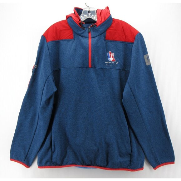 Vineyard Vines Americas Cup Sweatshirt Large Performance 2017 1/4 Zip - Picture 1 of 15